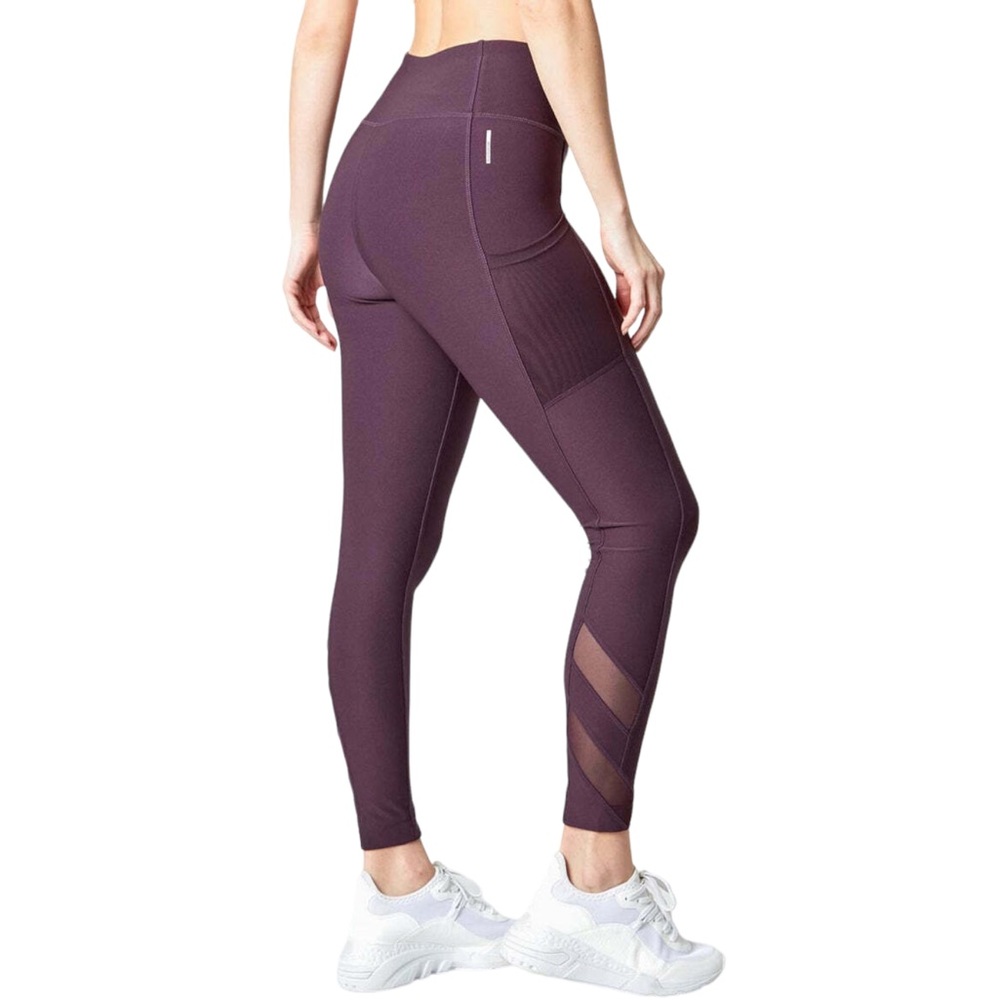 Mondetta Women’s Plum Color High Waist Leggings